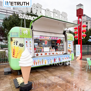 <strong>Rolling</strong> Commercial Mobile <strong>Food</strong> <strong>Cart</strong> Aluminum Fiberglass Construction Rust Resistant Grill Plate Warmer Candy Snack <strong>Cart</strong> GPS - Product Image 2