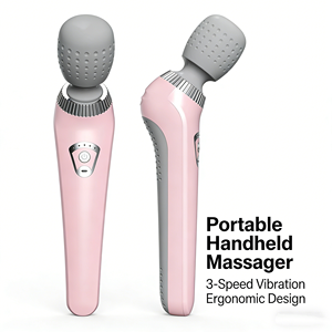 ไม้กายสิทธิ์นวดแบบพกพา ชาร์จไฟได้ ผลิตจากวัสดุ ABS อุปกรณ์นวดสำหรับใช้ที่บ้านและเล่นกีฬา สำหรับนวดหน้า ขา และฟื้นฟูกล้ามเนื้อ - Product Image 1