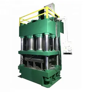 High pressure compressed wood particle board hydraulic hot press machine in the furniture processing industry