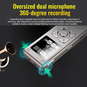 High Quality Zinc Alloy Voice Recorder with Long Battery Life and Large Capacity <b>Storage</b> for Business Travel - Product Image 5
