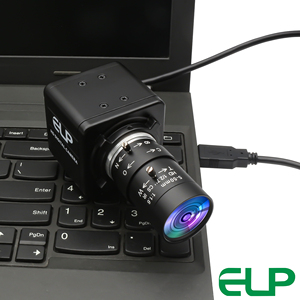 Caméra ELP Global Shutter Zoom 10x Mise au point manuelle Ouverture ajustée Haute vitesse <span class=keywords><strong>720P</strong></span> <span class=keywords><strong>60fps</strong></span> HD <span class=keywords><strong>Webcam</strong></span> PC pour conférence - Product Image 4