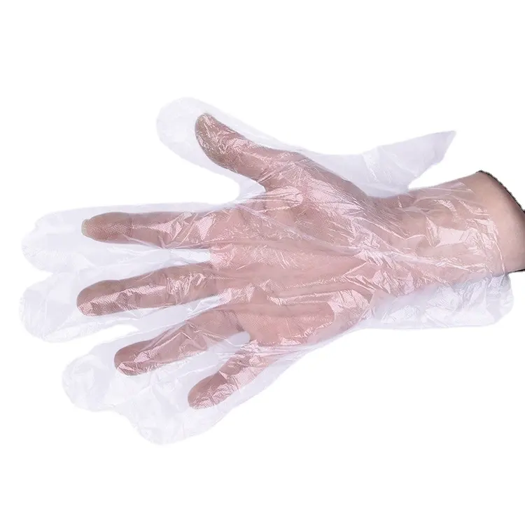 Transparent Plastic Gloves Disposable Gloves PE Gloves