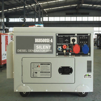 Générateur d'énergie diesel à onduleur domestique 10 kVA 50 Hz 60 Hz à bas prix, alimentation de secours portable 3 kW 4 kW 5 kW 8 kW, options ATS 110 V 220 V 380 V en vente