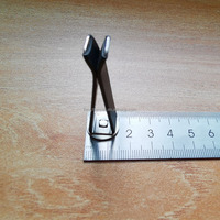 Clip métallique rond de 48 mm x 30 mm pour sortie d'air automobile