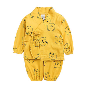Vêtements pour enfants importés, ensembles en pur coton pour enfants, printemps, unisexe, dessin animé, produit pour bébé en provenance de Chine - Product Image 4