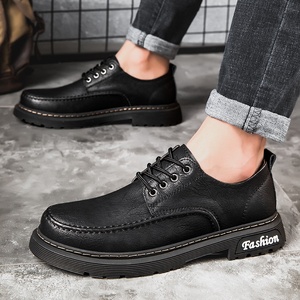 Zapatos Deportivos Casuales para Hombre, Estilo Británico, con Cordones, Suela Alta, Otoño-Invierno, Nuevos, de Caña Baja, para Exteriores - Product Image 4