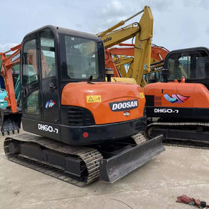 ใช้แล้ว Doosan เครื่องขุด DH60จากเกาหลีที่มีส่วนประกอบหลักของเครื่องยนต์ yanmar และปั๊ม - Product Image 1