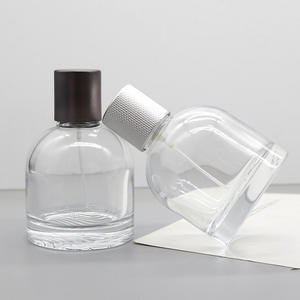 Flacon de parfum en verre transparent de 100 ml, blanc cristal, anti-fuite, avec vaporisateur, flacon vide à clipser, cosmétique à clipser - Product Image 4