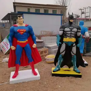 Statue Batman taille réelle en résine de fibre de verre personnalisée