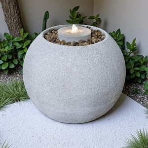 Thiết kế hiện đại ngoài trời Vườn đài phun nước đá vuông với các tính năng dẫn mật độ cao phong cách nhân tạo bán buôn - Product Image 4