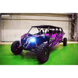 Mini SSV professionnel 1500cc à essence 4 temps haute puissance pour 4 roues 2 places avec structure renforcée pour la montée en pente et le tout-terrain - Product Image 2