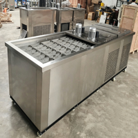 Machine à glace industrielle personnalisée de 1 tonne, machine à fabriquer des blocs de glace de grande taille avec alimentation électrique pour les fruits de mer et l'usage industriel