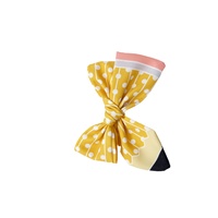Nœud à cheveux imprimé personnalisé pour filles, style doux, pour la rentrée scolaire, cadeau pour la Fête des Enseignants et les fêtes, cadeau de remerciement