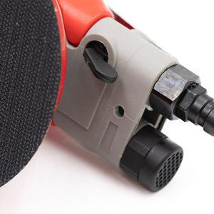 เครื่องขัดกระดาษทรายลมแบบสุ่มวงโคจรขนาด 5 นิ้ว ปรับความเร็วได้ พร้อมอุปกรณ์ยึดแบบตะขอและห่วง สำหรับขัดตัวถังรถยนต์ ขัดเงา และทาสี - Product Image 6