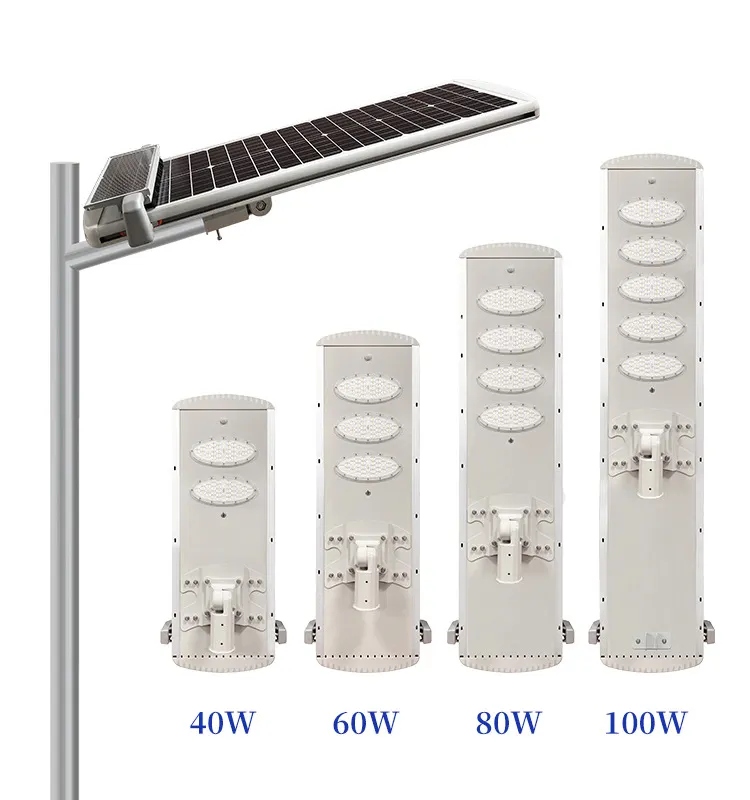 Farola solar integrada impermeable para exteriores con control remoto Farola solar multifunción LED
