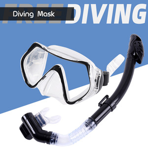 Set de Buceo con Máscara de Snorkel Completamente Seca, Antivaho, Equipo de Natación para Adultos, Uso en Verano - Product Image 4