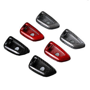 Étui à clés pour <span class=keywords><strong>Toyota</strong></span> <span class=keywords><strong>Supra</strong></span> GR MK5 A90 <span class=keywords><strong>J29</strong></span> 2019 2020 2021 porte-clé de voiture en Fiber de carbone porte-clé à distance couvre porte-clés - Product Image 1