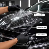 Film de protection de peinture automobile transparent en TPU PPF à longue durée de garantie, auto-réparateur, anti-jaunissement, hydrophobe, résistant aux UV