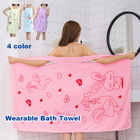 Robe de Douche Sexy Sans Bretelles pour Femme, en Microfibre Imprimée, Idéale pour la Plage, le Sauna, la Natation, Peignoir Serviette – Nouvelle Collection à Succès