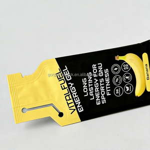 ถุงฟอยล์อลูมิเนียมแบบปิดผนึกสามด้าน MOQ ต่ำ สำหรับบรรจุเจลพลังงาน เครื่องดื่ม น้ำผลไม้ เยลลี่ รูปทรงขวดแบบไดคัท บรรจุภัณฑ์แบบซองสำหรับของเหลว - Product Image 5