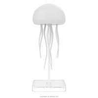Lampe Méduse à Activation Sonore, Lumière Dégradée Multicolore, Tentacules Amovibles, Alimentation USB 5V, pour Bureau ou Suspension