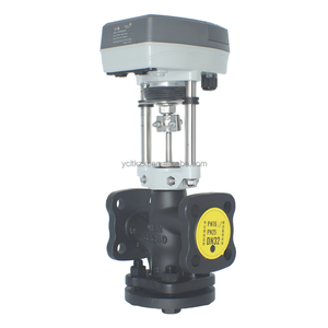 Válvula moduladora eléctrica Johnson 0-10V Actuador de control analógico 24V AC/DC Sistema de calefacción de control proporcional OEM IP65 Brida - Product Image 6