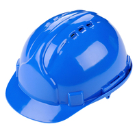 Casque de sécurité de haute qualité EN397, protection rigide, en PP HDPE respirant, pour les travailleurs du secteur de la construction, hommes.