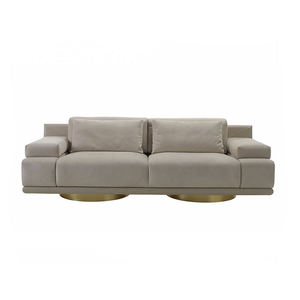 Fournisseur de la Chine Mobilier européen de luxe pour maison Ensembles de canapés en velours bleu foncé beige Ensembles de canapés fabriqués en Italie - Product Image 5