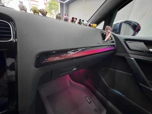 Kit d'éclairage d'ambiance automobile SJC 64 couleurs pour <span class=keywords><strong>Volkswagen</strong></span> <span class=keywords><strong>Golf</strong></span> 7 MK7 2014-2021 LHD/RHD, éclairage LED synchronisé arc-en-ciel - Product Image 4