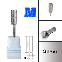 Brocas profesionales de carburo de tungsteno de acero inoxidable de barril pequeño 5.35 para taladro de uñas, accesorios de fresado al por mayor