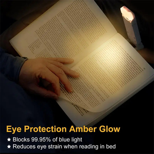 Smart Home Products LED Rechargeable <b>Book</b> <b>Reading</b> LAMP <b>Light</b> Blocking Brightness Adjustable for LED Clip on <b>Book</b> <b>Lights</b> - Product Image 4