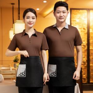 Uniforme <span class=keywords><strong>de</strong></span> serveur <span class=keywords><strong>de</strong></span> restaurant, hôtel, avec logo personnalisé, <span class=keywords><strong>robe</strong></span> <span class=keywords><strong>de</strong></span> <span class=keywords><strong>serveuse</strong></span> - Product Image 2
