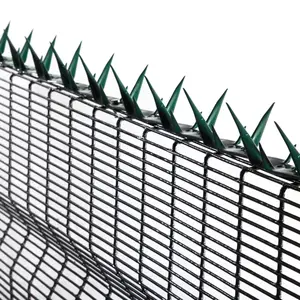 20 años de experiencia en la fabricación de valla VU transparente de alta seguridad 358 valla anti escalada