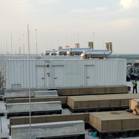 Groupe électrogène silencieux conteneurisé pour centre de données 850KVA 1200KVA, moteur diesel Cummins, alternateur Leroy Somer, refroidissement par eau, ATS
