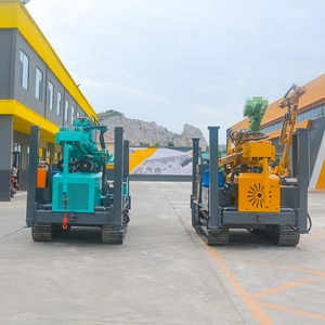Plataforma de perforación de <span class=keywords><strong>pozos</strong></span> de agua de <span class=keywords><strong>alquiler</strong></span> profundo de 200m para proyectos municipales Compresor de martillo DTH con componentes de núcleo de motor de bomba incluidos - Product Image 4