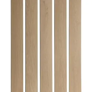 Rắn gỗ sồi sàn gỗ Sồi/rắn gỗ Sồi/sàn gỗ E1 tiêu chuẩn 120mm rộng ván sàn gỗ với 6mm lớp trên cùng sàn gỗ sồi