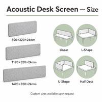 Panneaux acoustiques modernes pour bureau et chambre d'étudiant, réduction du bruit, cloisons insonorisées, amovibles, écologiques, ignifuges, NRC 0.9