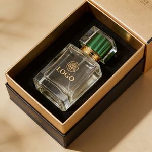 Botellas de Perfume Cuadradas de Vidrio de 30ml y 50ml con Tapa de Rosca, Recargables, con Atomizador, para Marcas de Belleza, MOQ Bajo Personalizado - Product Image 4