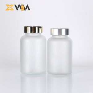 Thấp moq màu đen Tùy chỉnh màu kính chai tròn 100ml 120ml 150ml mạ điện có nắp đậy FDA được phê duyệt cho thuốc kali - Product Image 3