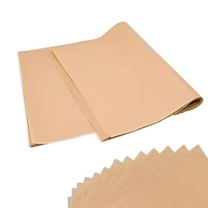 Hot Selling Pre-cut Baking Paper Kitchen Unbleached Parchment Paper Natural Silicone Paper