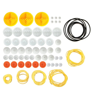 2Mm Lỗ Nhựa Vành Đai Ròng Rọc Bánh Răng Kết Hợp Mô Đun Gói Thắt Lưng Cao Su Ban Nhạc Nhựa Mô Hình Phụ Kiện Cho Tự Làm <span class=keywords><strong>Robot</strong></span> Xe Ô Tô - Product Image 1