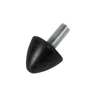 Coussinet conique en caoutchouc avec filetage externe pour équipement mécanique, anti-vibration et réduction du bruit - Product Image 1