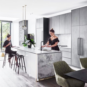 Buona lastra prezzo di lusso fantastic <span class=keywords><strong>calacatta</strong></span> grigio controsoffitto quarzite pietra <span class=keywords><strong>cucina</strong></span> in marmo top - Product Image 1