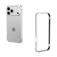 Coque de protection antichoc en métal avec cadre en aluminium de luxe et protection d'appareil photo pour MacBook Air 17, MacBook Pro 17 et MacBook Pro Max 17 Modern