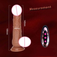 Realistischer Stoßdildo Vibrator Vibrationsdildo mit Heizfunktion für Anal- und Klitoris-G-Punkt-Stimulation Erwachsene Sexspielzeuge für Frauen