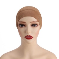 Casquette turban carrée extensible pour femmes, chapeau arabe, casquette intérieure pour hijab adaptée à la peau