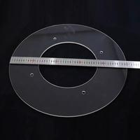 Placa de Vidrio de Cuarzo Fundido de Alta Calidad, Vidrio Transparente para Alta Temperatura, Ventana de Visión para Calderas con Servicios de Soldadura y Corte