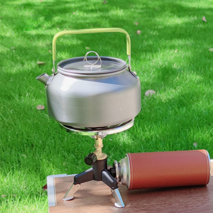 Mini Estufa Portátil para Exteriores Todo en Uno, Estufa de Gas de Latón para Camping - Product Image 4