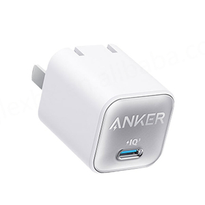 Cargador ANKER Pro de Plástico con Nitruro de Galio, Carga Rápida PD30W con Clavija Plegable, Compatible con 20W para A2147 - Product Image 1