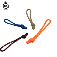 Lanke Logo Corde Corde Corde en Caoutchouc Extracteur de Fermeture Éclair Basculement Cordon en Caoutchouc Extracteurs de Fermeture Éclair pour Vêtements Sac Pochette Tente Vêtements